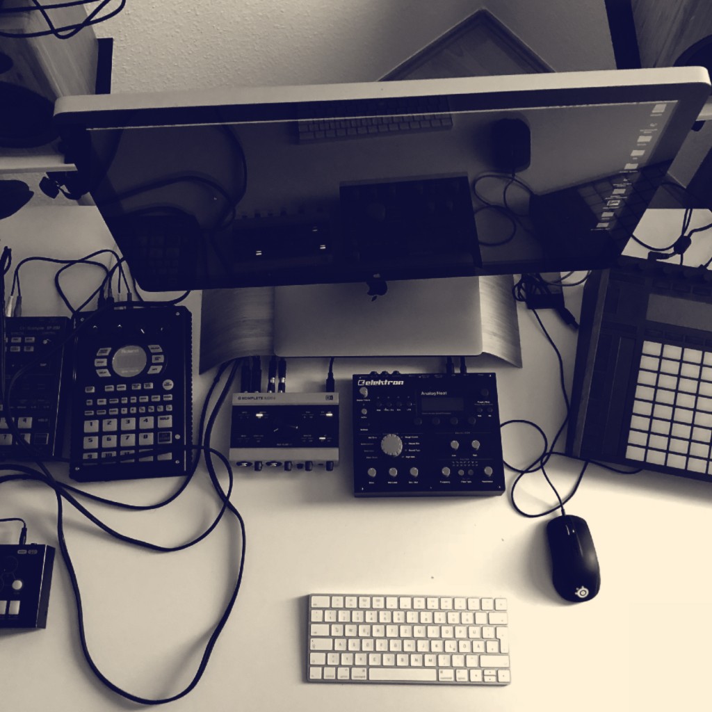 My studio desk